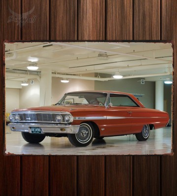 Металлическая табличка Ford Galaxie 500 2-door Hardtop